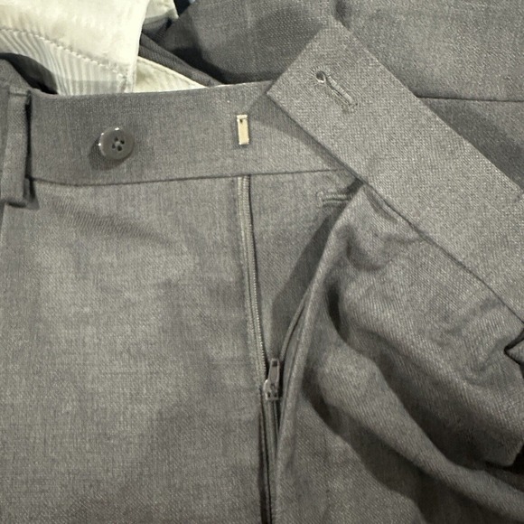 Louis Raphael Mens Straight Dress Pants Slack Gray Business Pants Size 34x29. - Picture 8 of 8